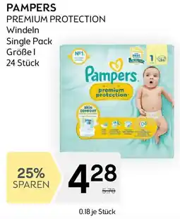 Bipa Pampers premium protection windeln Angebot
