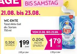Bipa WC-ENTE Total Aktiv Gel Angebot