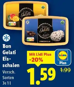 Lidl Bon Gelati Eisschalen Angebot