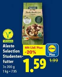Lidl Alesto Selection Studenten- futter Angebot