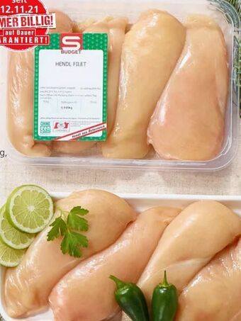 Spar Hendlfilet Angebot