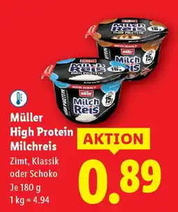 Lidl Müller High Protein Milchreis Angebot