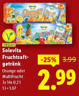 Lidl Solevita Fruchtsaft- getränk Angebot