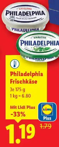 Lidl Philadelphia Frischkäse Angebot