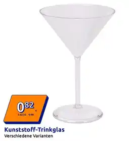 Action Kunststoff-Trinkglas Angebot