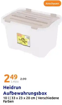 Action Heidrun Aufbewahrungsbox Angebot