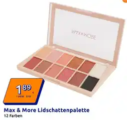Action Max & More Lidschattenpalette Angebot