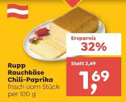 ADEG Rupp Rauchkäse Chili-Paprika Angebot