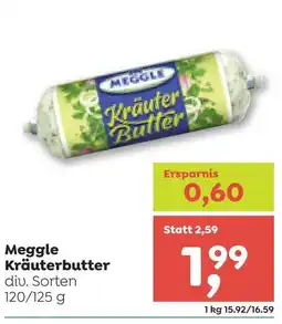 ADEG Meggle Kräuterbutter diu. Sorten Angebot