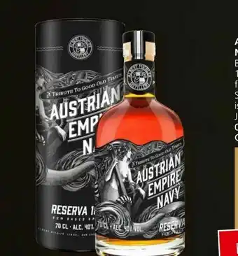 SPAR Gourmet Austrian Empire 1863 Navy Rum Angebot