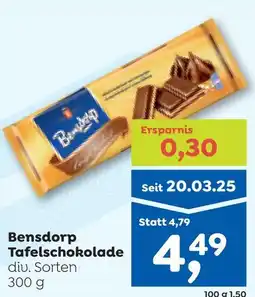 ADEG Bensdorp Tafelschokolade Angebot