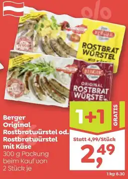 ADEG Berger Original Rostbratwurstel Angebot