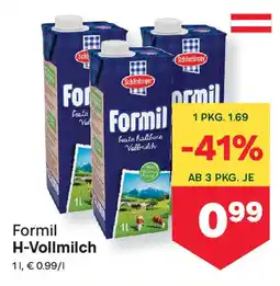 MPreis Formil H-Vollmilch Angebot