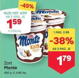 MPreis Zott Monte Angebot