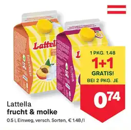 MPreis Lattella frucht & molke Angebot