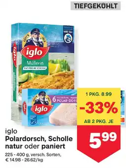 MPreis Polardorsch, Scholle natur oder paniert Angebot