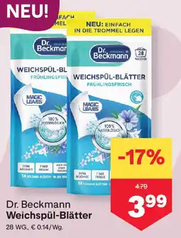 MPreis Dr. Beckmann Weichspül-Blätter Angebot