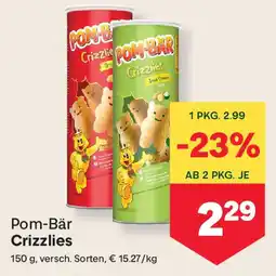 MPreis Pom-Bär Crizzlies Angebot