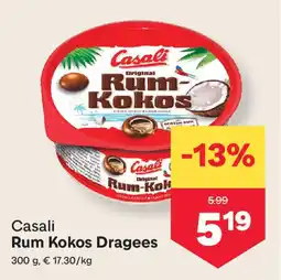 MPreis Casali Rum Kokos Dragees Angebot