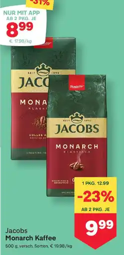 MPreis Jacobs Monarch Kaffee Angebot
