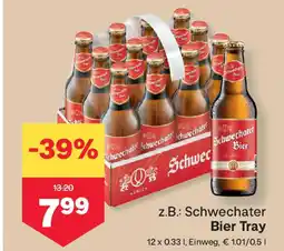 MPreis Schwechater Bier Tray Angebot