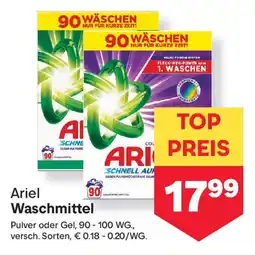 MPreis Ariel Waschmittel Angebot