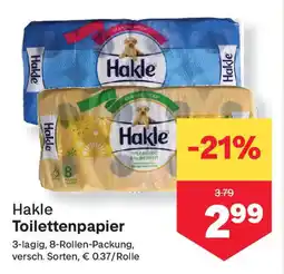MPreis Hakle toilettenpapier Angebot