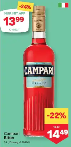 MPreis Campari Bitter Angebot