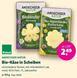 Denn's Biomarkt Bio-Käse in Scheiben Angebot