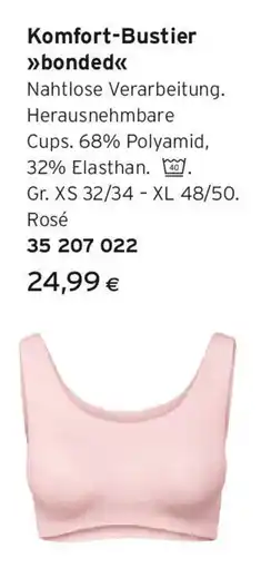 Tchibo Eduscho Komfort-Bustier bonded Angebot