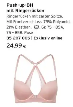 Tchibo Eduscho Push-up-BH mit Ringerrücken Angebot