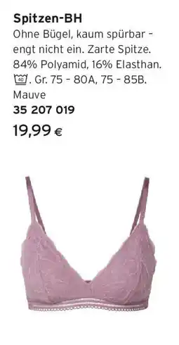 Tchibo Eduscho Spitzen-BH Mauve Angebot