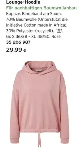 Tchibo Eduscho Lounge-Hoodie Angebot