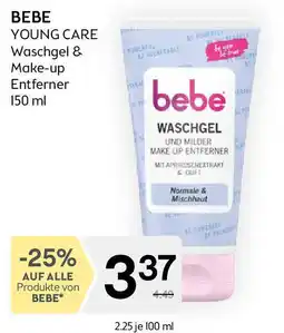 Bipa BEBE YOUNG CARE Waschgel & Make-up Entferner Angebot