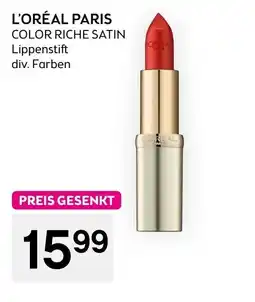 Bipa L'oréal paris color riche satin lippenstift Angebot