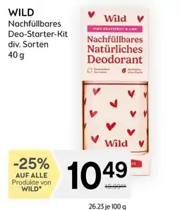 Bipa WILD Nachfüllbares Deo-Starter-Kit Angebot