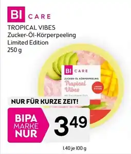 Bipa Tropical vibes zucker-öl körperpeeling Angebot