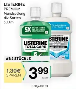 Bipa LISTERINE PREMIUM Mundspülung Angebot