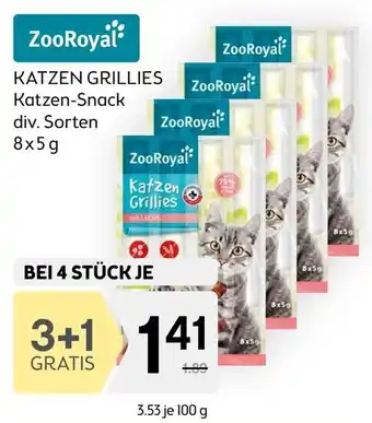 Bipa KATZEN GRILLIES Katzen-Snack Angebot