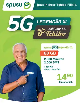 Tchibo Eduscho spusu 5G legendär XL Angebot