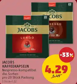 PENNY Jacobs kaffeekapseln Angebot