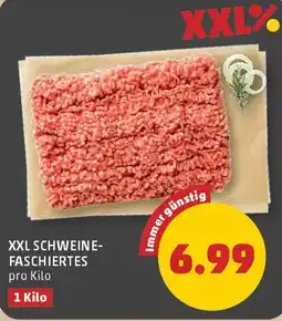 PENNY Xxl schweine faschiertes Angebot