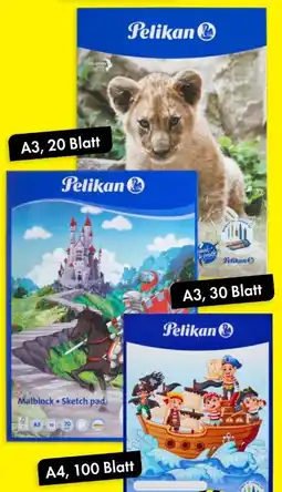 TEDi Pelikan Zeichenblock Angebot