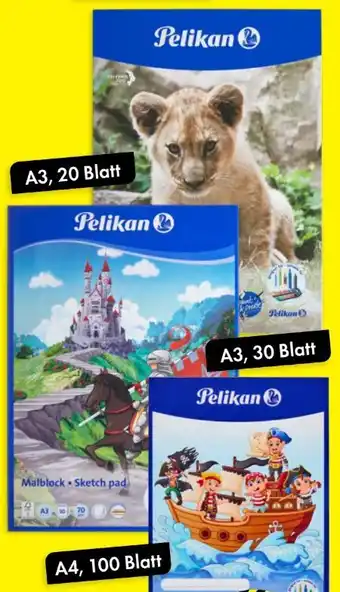 TEDi Pelikan Zeichenblock Angebot