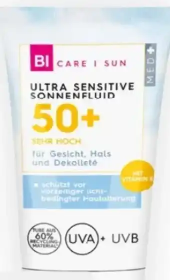 Bipa Bi Care Sun Sonnenfluid Ultra Sensitive LSF 50+ Angebot