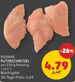 PENNY Federike putenschnitzel Angebot