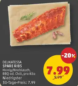 PENNY Delikatessa spare ribs Angebot