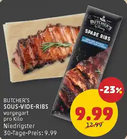PENNY Butcher's sous vide ribs Angebot