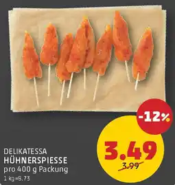 PENNY Delikatessa hühnerspiesse Angebot