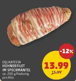 PENNY Delikatessa hühnerfilet im speckmantel Angebot